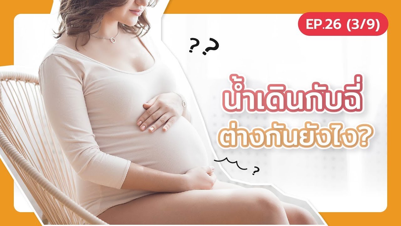 น้ำเดินกับฉี่ต่างกันยังไง?